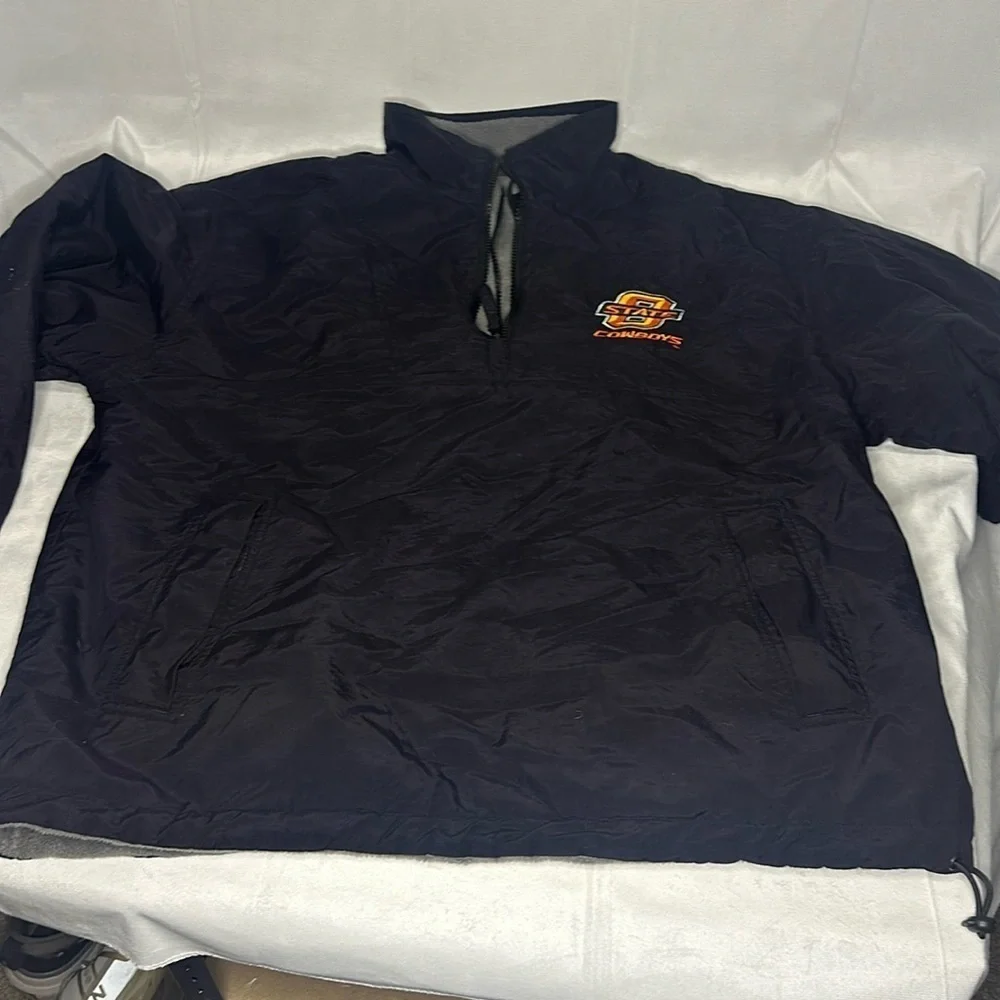 Oklahoma state windbreaker reversible jacket - Picture 1 of 4